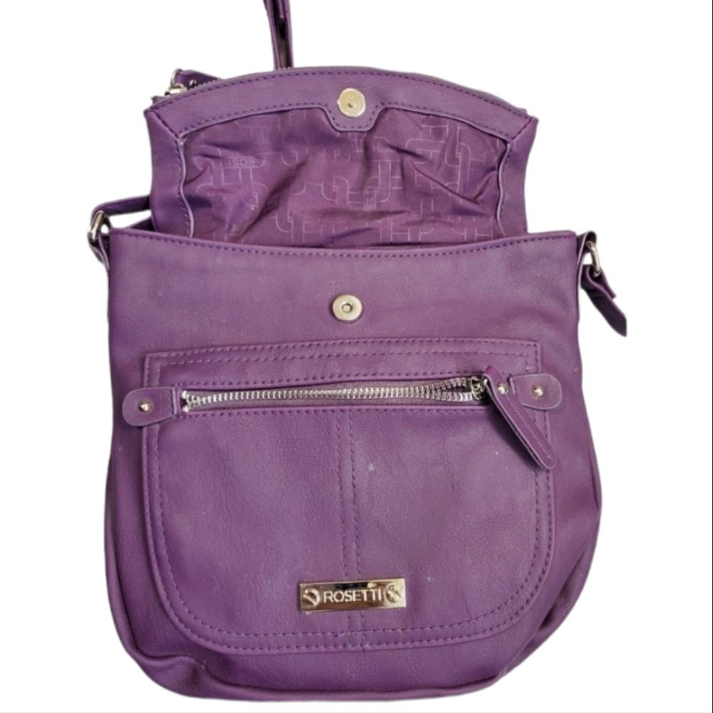ROSETTI purple foldover crossbody